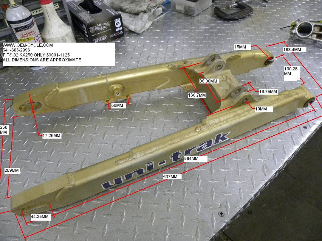 1982 KX250 KAWASAKI SWING ARM MEASUREMENTS MEDIUM.JPG