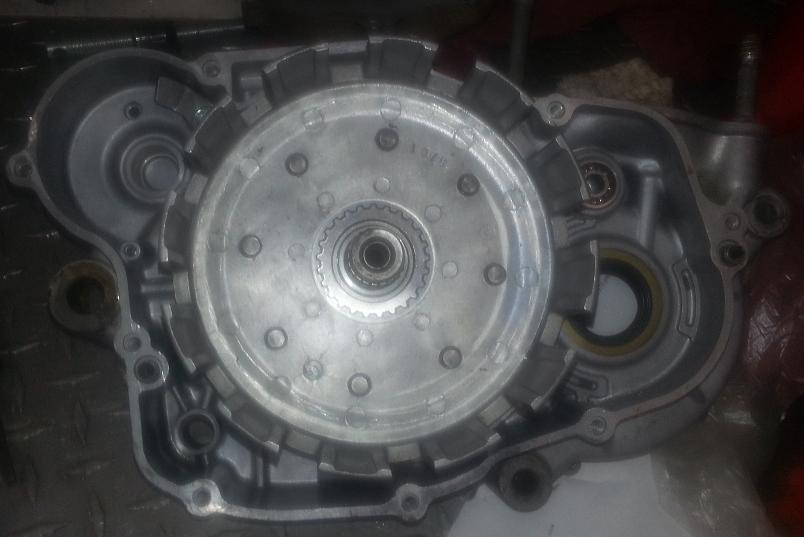 kx500 2 piece clutch cover test fixture.JPG