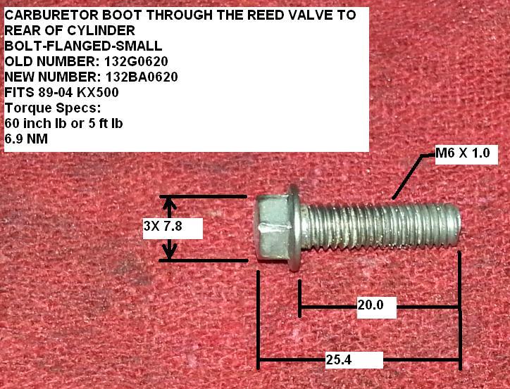 132BA0620 CARBURETOR BOOT BOLT.JPG