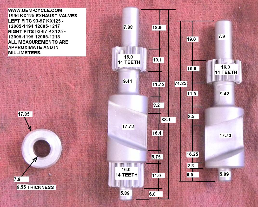 WWW.OEM-CYCLE.COM 1996 KX125 EXHAUST VALVE PICS AND MEASUREMENTS.JPG