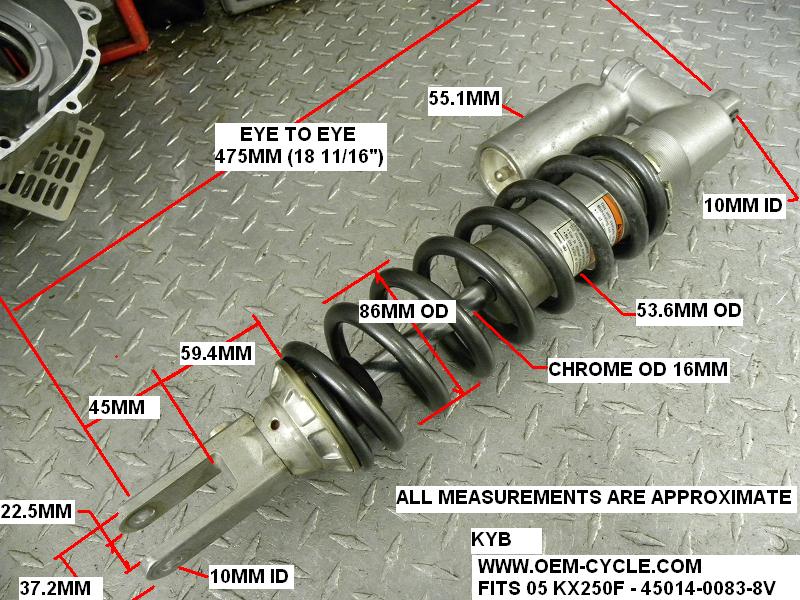 05 KX250F REAR SHOCK - 45014-0083-8V.JPG