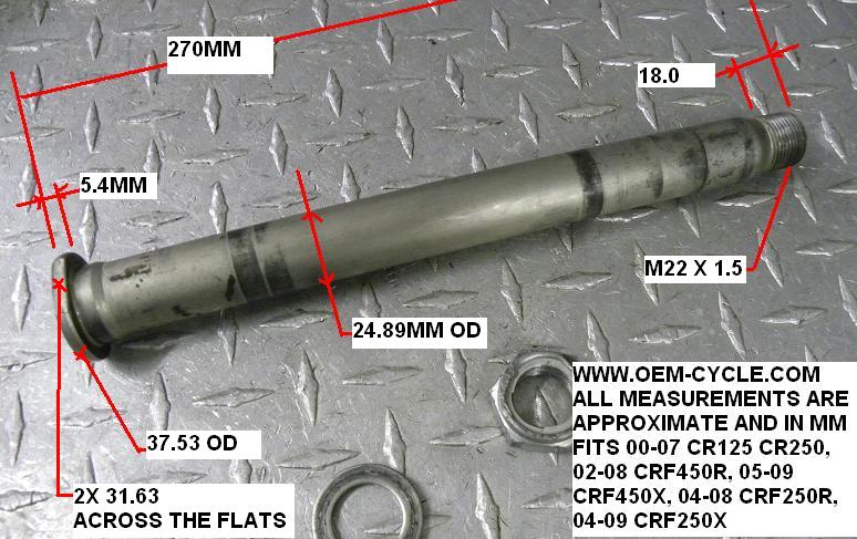 CRF250R HONDA 2007 REAR AXLE MEASUREMENTS.JPG