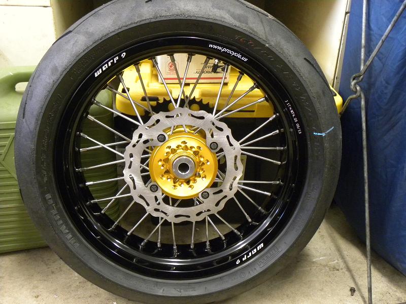 KX500 SUPERMOTO WARP 9 WHEEL AND TIRES 1.JPG