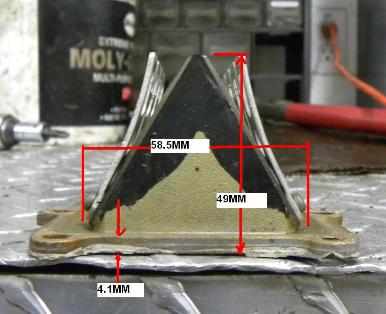 14100-ML3-681 - REED VALVE - FITS 89-01 CR500 - PICS AND MEASUREMENTS - PIC 2