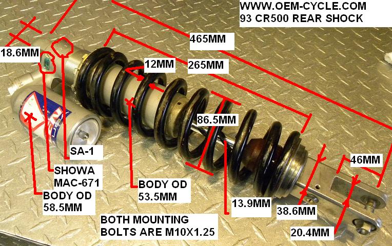 CR500 HONDA 1993 SHOCK MEASUREMENTS OEM-CYCLE DOT COM.JPG