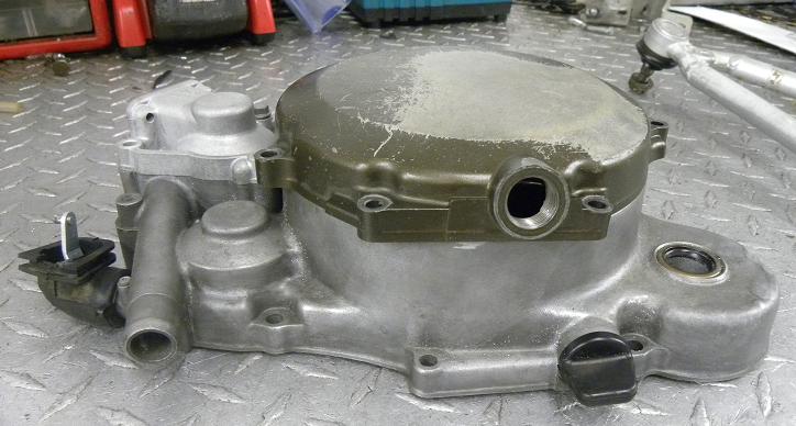 KX450F CLUTCH COVER on a kx500 clutch cover 4.JPG