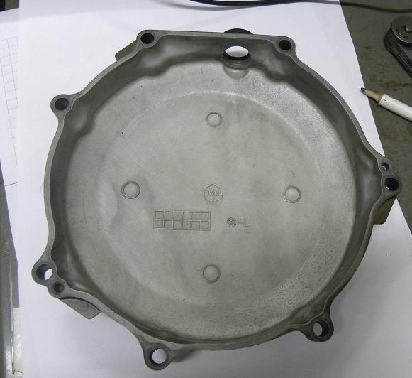 KX450F CLUTCH COVER on a kx500 clutch cover 5.JPG