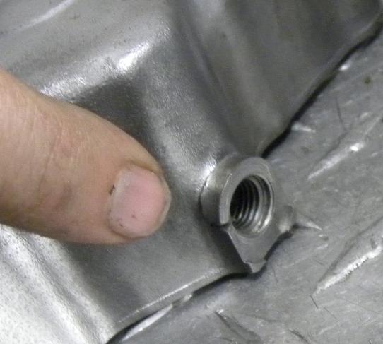 DRAIN HOLE DAMAGE.JPG