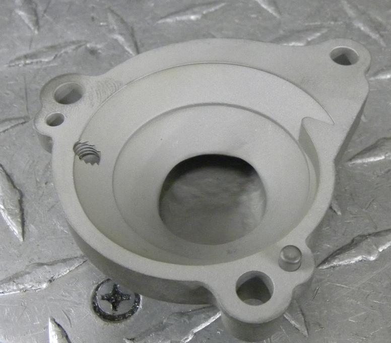 kx500 water pump cover modification 1.JPG