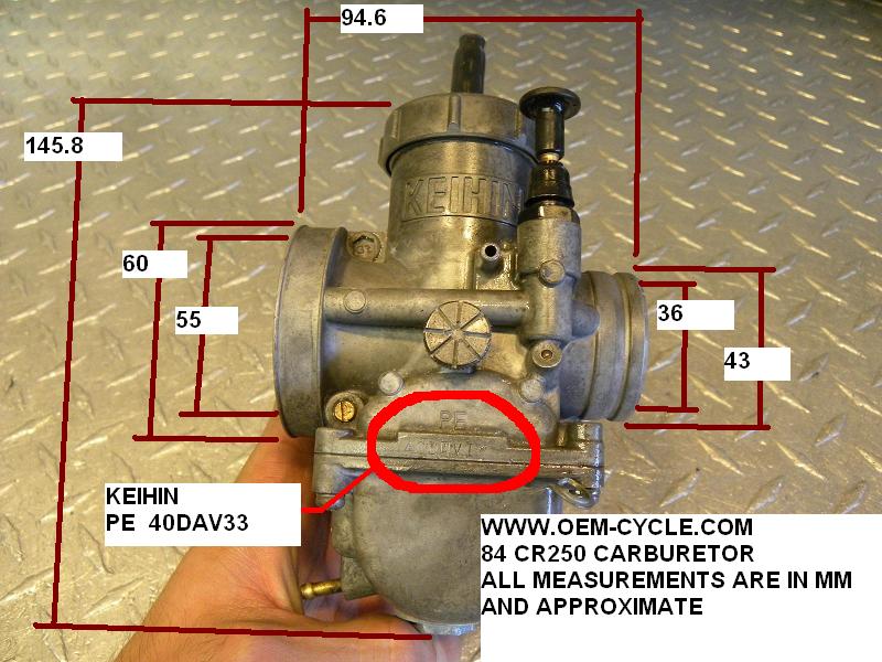 CR250 HONDA 1984 CARBURETOR MEASUREMENTS.JPG